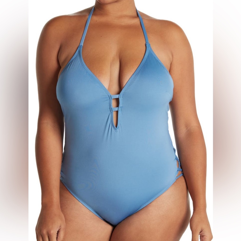 ⚡️NWT⚡️laundry by design one-piece halter swimsuit
